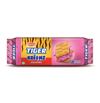 Britannia Tiger Strawberry Cream biscuit - 43gm 